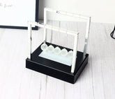 Newtons Cradle LED Light Up Kinetic Energy Home Office
